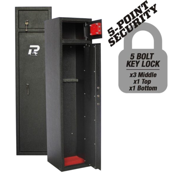 Pro-Tactical Hunter 7 Gun Safe Key Lock with Top Locker