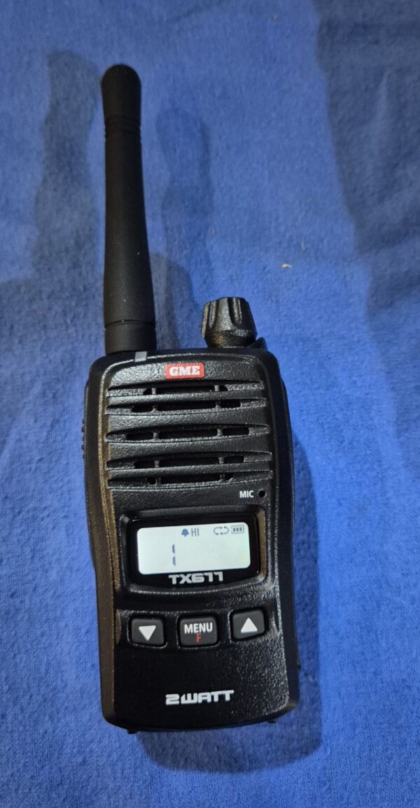 GME TX677 2 Watt UHF CB Handheld Radio