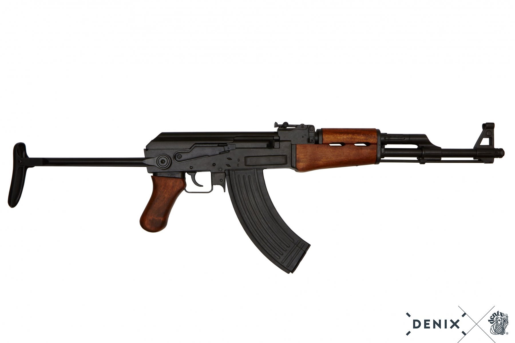 Denix Replica AK 47 Assault Rifle with Folding Stock