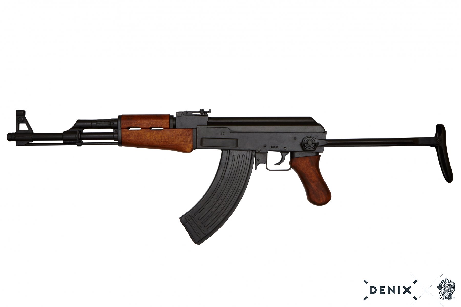 Denix Replica AK 47 Assault Rifle with Folding Stock