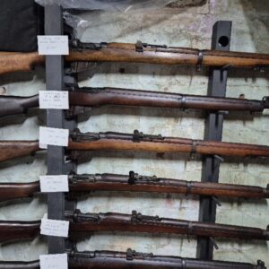 USED FIREARMS IN STOCK RACK 1 Ex Military RIFLES @ 17th September 2026