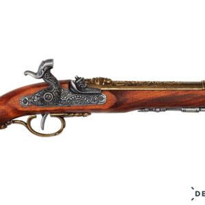 Denix Flintlock Pirate Pistol - 18th Century  Italy Stock No 1104L