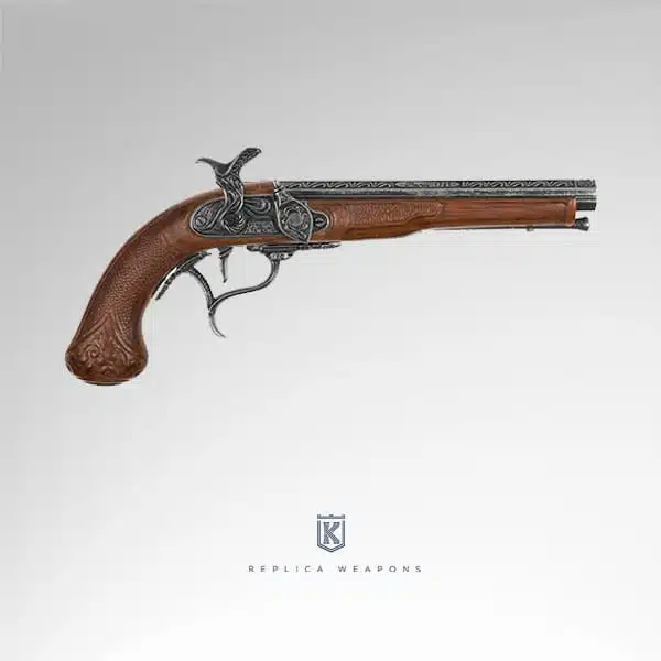 Kolser 18th Century Percussion Flintlock Pistol - Stock No F1110