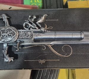 German 18th Century Flintlock Pistol Dagger by Kolser